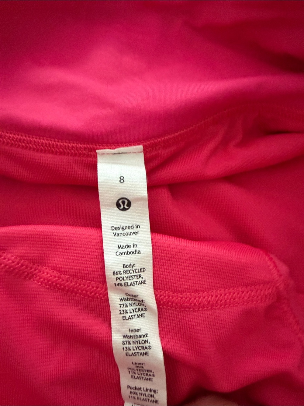 lululemon athletica Hot Pink Athletic Shorts - Picture 2 of 5
